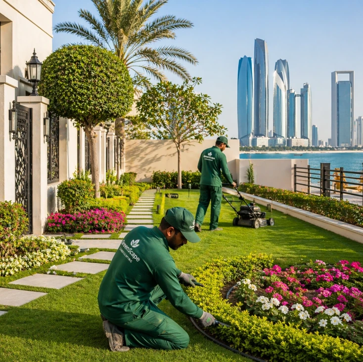 Transform your outdoor space with expert garden design and landscaping services in Al Reef Abu Dhabi. Beautiful gardens designed for modern living.
