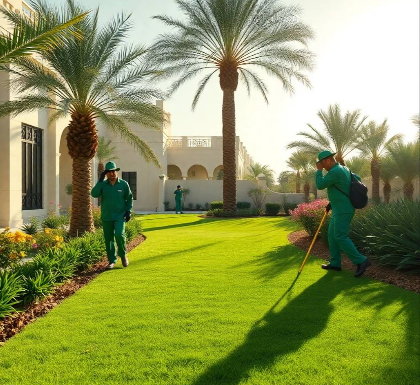 Al Raha Gardens Abu Dhabi creating elegant villa landscapes with colorful flowers, ornamental plants, natural stone pathways, and luxurious outdoor environments. Professional garden design in Al Raha Gardens Abu Dhabi creating elegant villa landscapes with colorful flowers, ornamental plants, natural stone pathways, and luxurious outdoor environments.