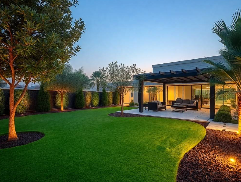 Get complete garden maintenance in Khalifa City Abu Dhabi, including pruning, lawn care, planting, fertilization, irrigation and landscape improvements.