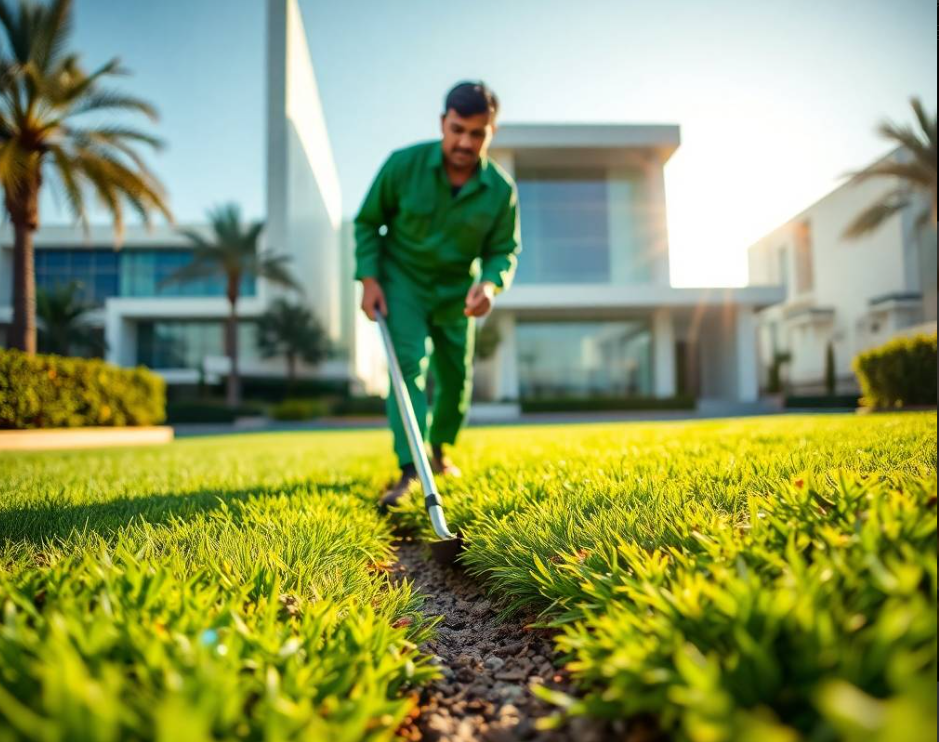 Maintain a greener Saadiyat Island garden with expert landscaping, irrigation care, lawn maintenance, planting and seasonal garden improvement services.