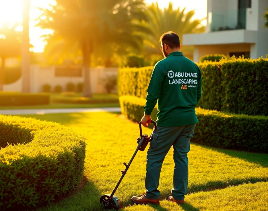 Get complete garden maintenance in Al Raha Gardens Abu Dhabi, including pruning, lawn care, planting, fertilization, irrigation and landscape improvements.
