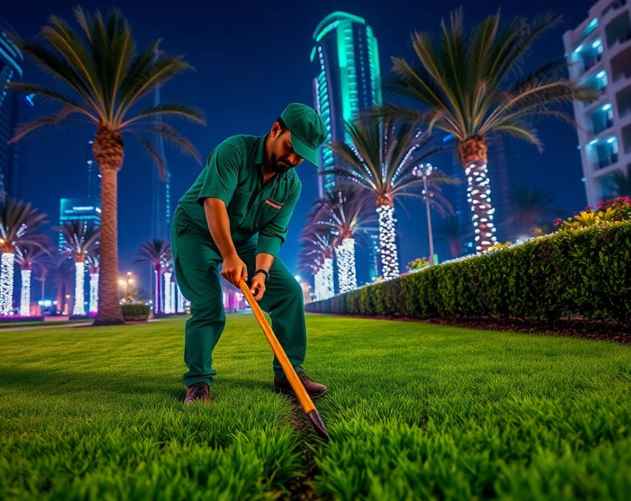 Get complete garden maintenance in Al Raha Beach Abu Dhabi, including pruning, lawn care, planting, fertilization, irrigation and landscape improvements.