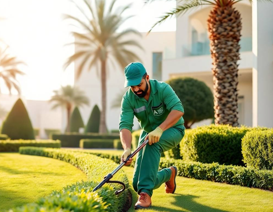 Get complete garden maintenance in Al Shamkha Abu Dhabi, including pruning, lawn care, planting, fertilization, irrigation and landscape improvements.