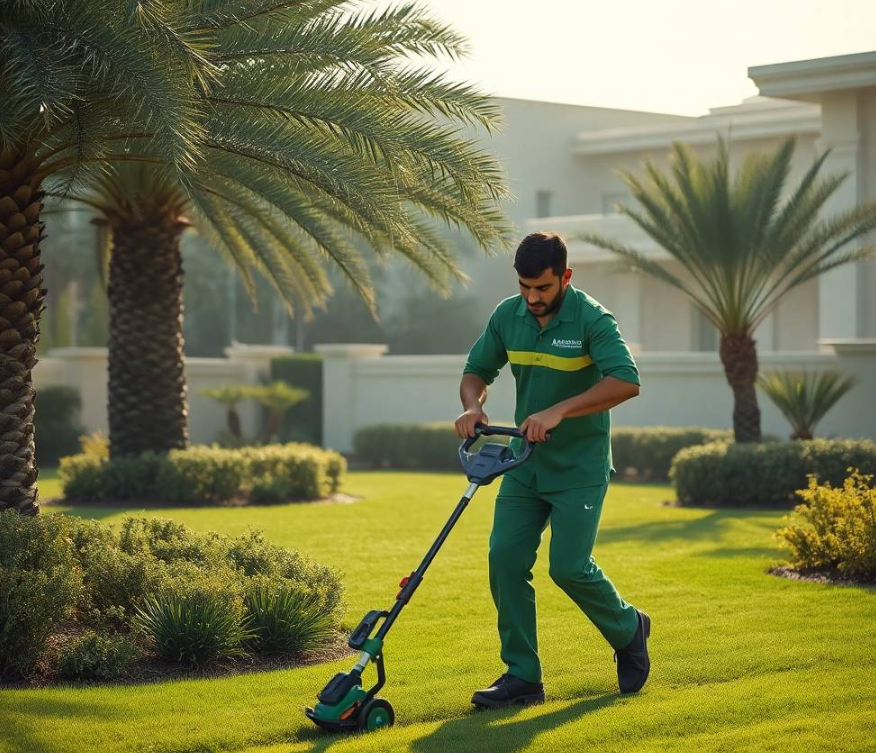 Keep your Al Mushrif garden green with professional landscaping, irrigation care, lawn maintenance, planting and seasonal garden improvement services.