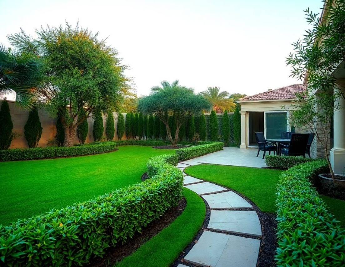 Get complete garden maintenance in Al Rawdah Abu Dhabi, including pruning, lawn care, planting, fertilization, irrigation and landscape improvements.