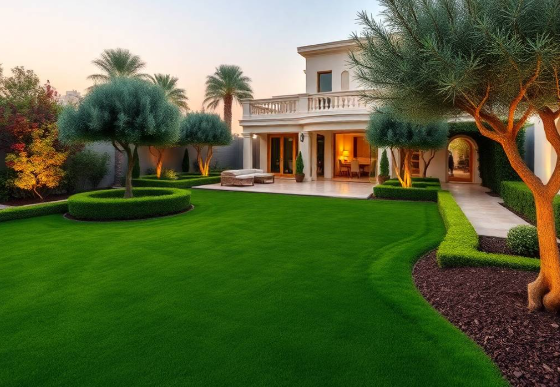 Get complete garden maintenance in Zayed City Abu Dhabi, including pruning, lawn care, planting, fertilization, irrigation and landscape improvements.