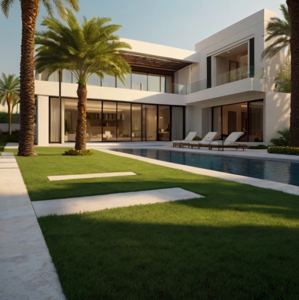 Expert residential landscaping in Al Markaziyah Abu Dhabi. We design beautiful gardens with smart irrigation and low-maintenance landscaping solutions.