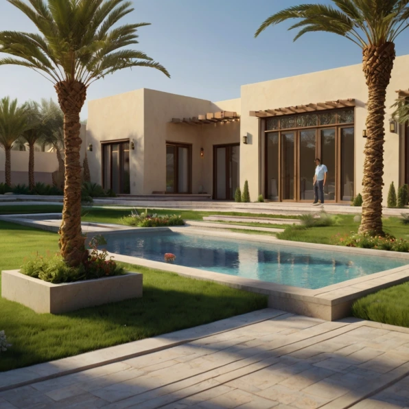 Efficient irrigation services in Al Reef Abu Dhabi. Drip and sprinkler systems designed to conserve water while keeping your garden lush and healthy.