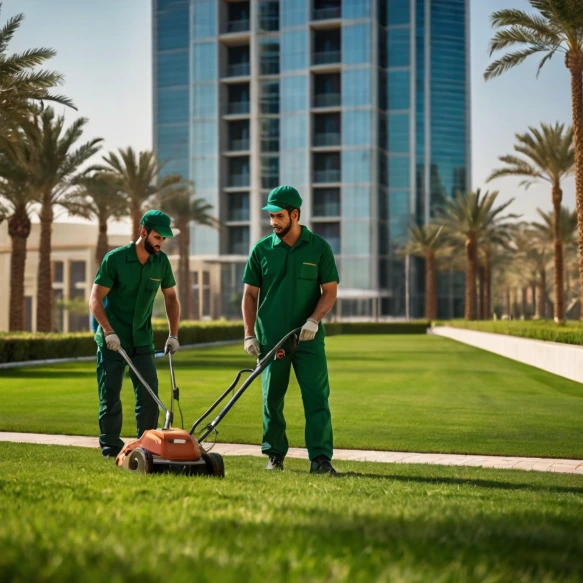 Garden Landscaping in Al Shawamekh Abu Dhabi | Modern Designs