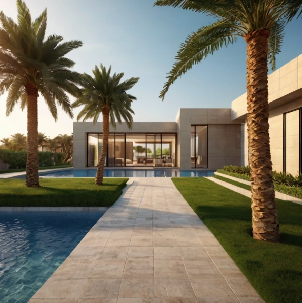 Villa Landscaping Al Raha Beach Abu Dhabi | Outdoor Experts | Al Raha Beach, Abu Dhabi