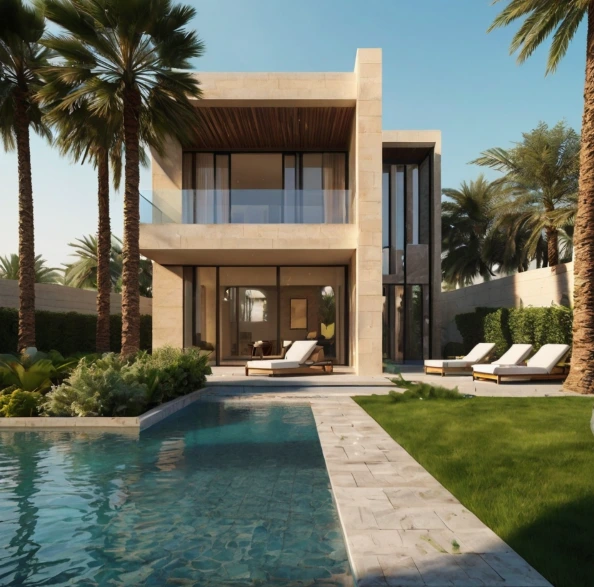 Complete landscaping and gardening in Khalifa City Abu Dhabi. From design to maintenance, we deliver high-quality outdoor solutions for properties.