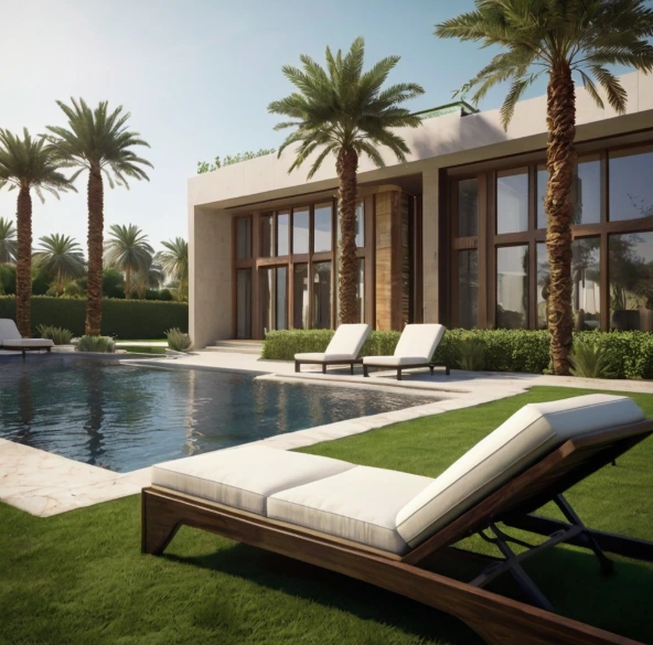 Villa Landscaping Khalifa City Abu Dhabi | Outdoor Experts | Khalifa City, Abu Dhabi